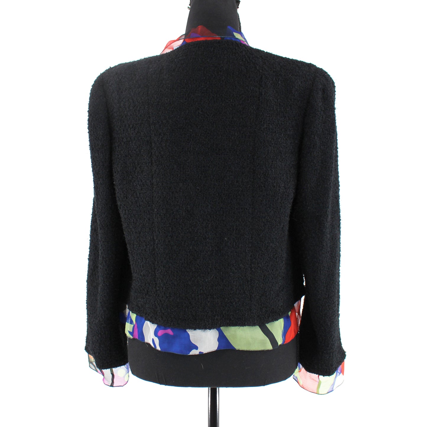 Chanel Silk Trim Suit Jacket