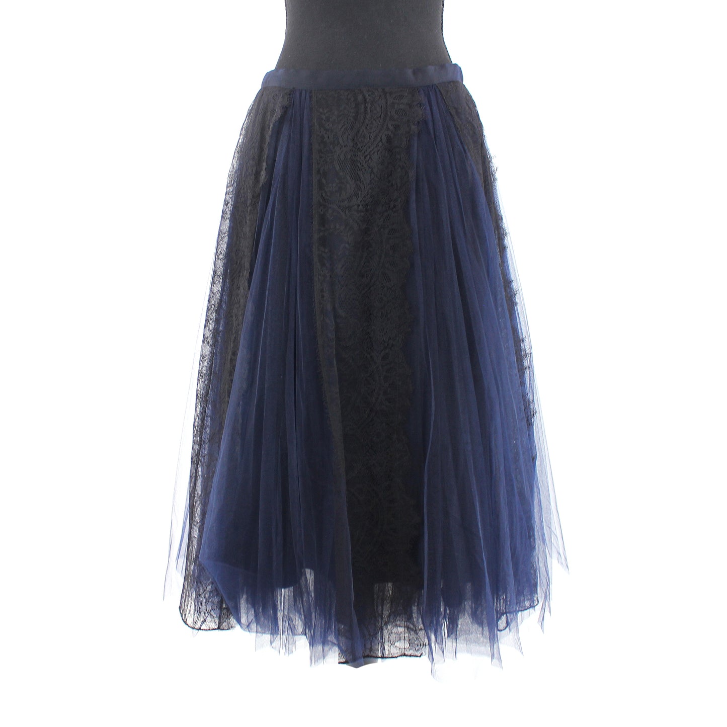 Burberry Lace Panel Tulle Skirt