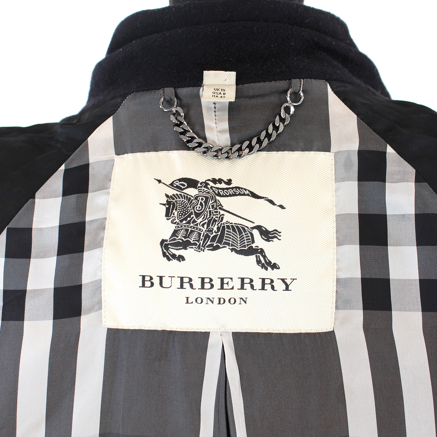 Burberry Collared Wool Coat