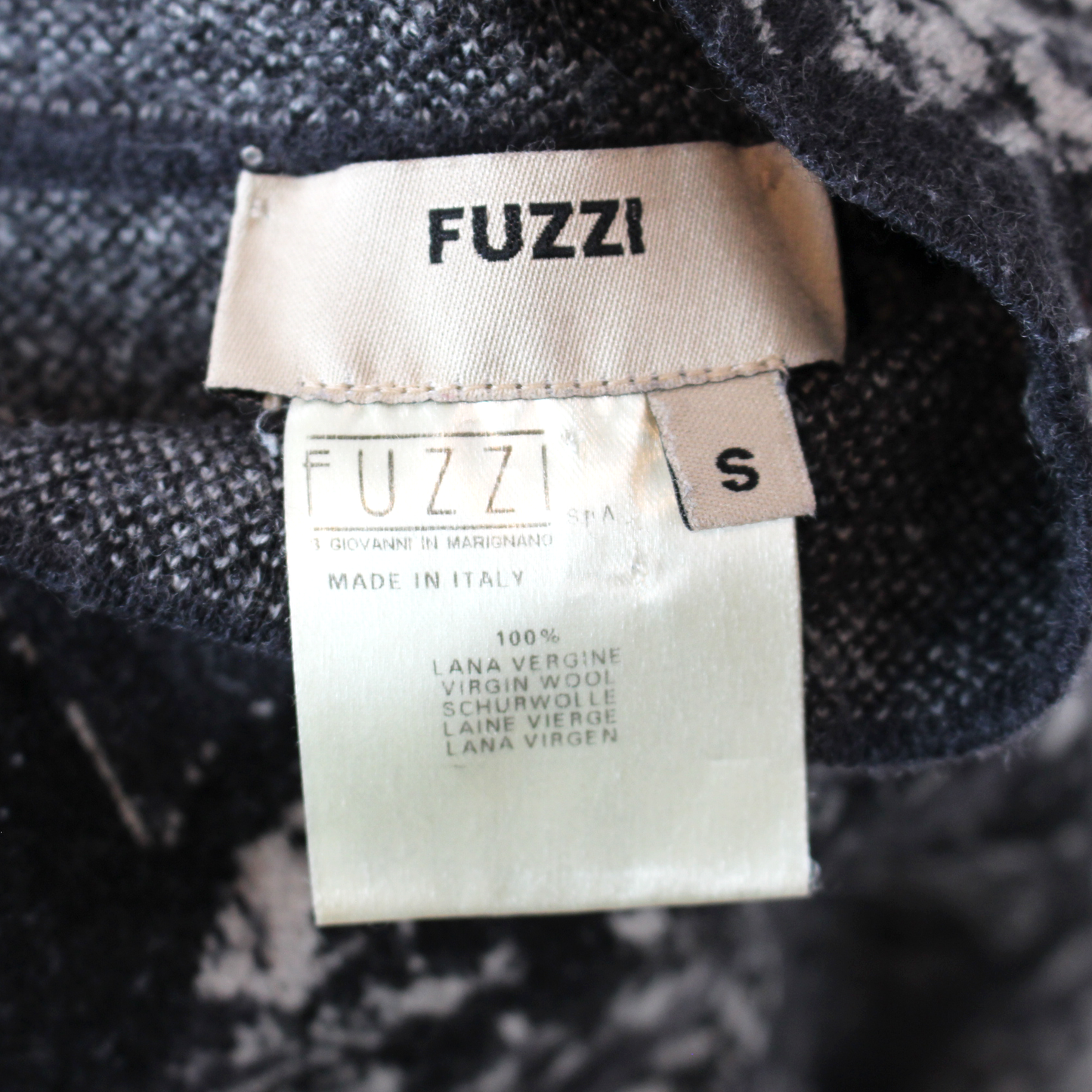 FUZZI Wool Funnel Neck Sweater