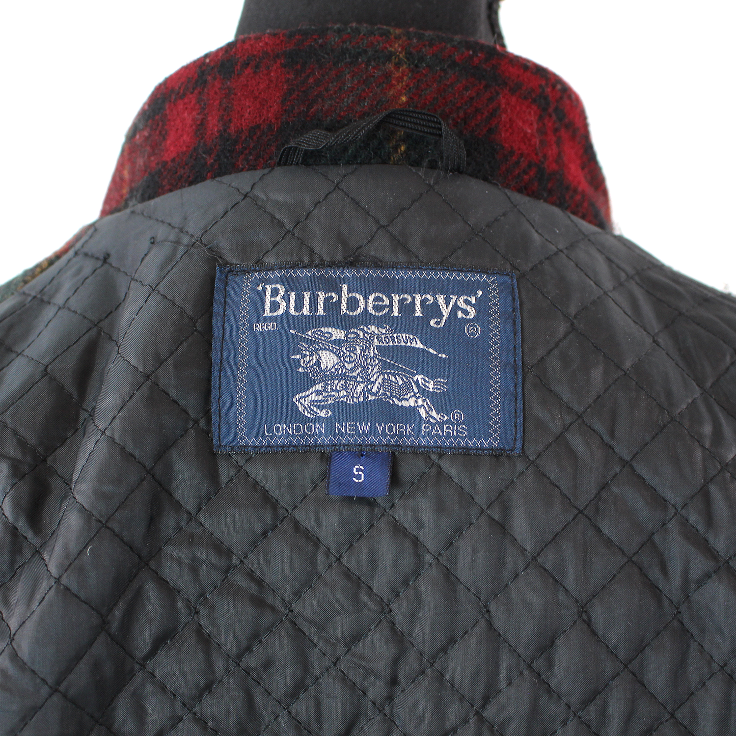 Burberry Plaid Car Coat