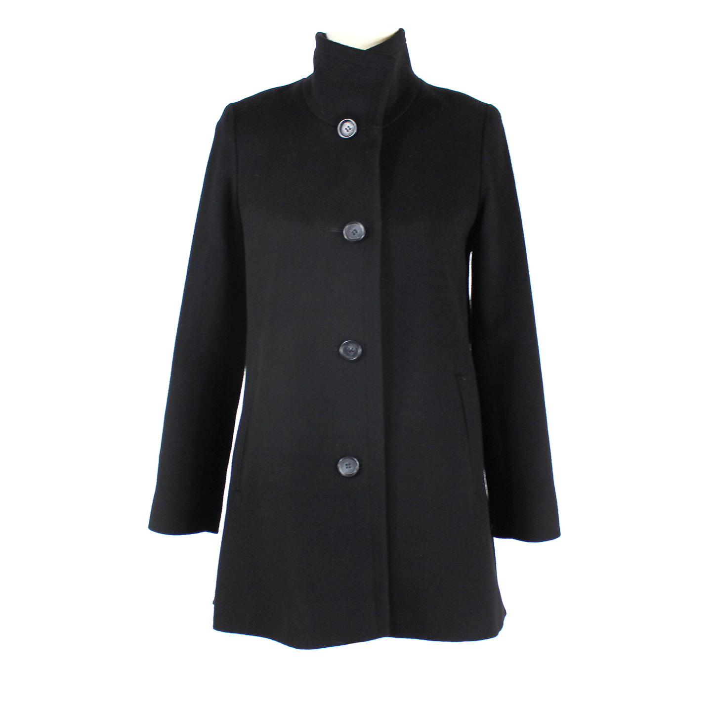 Fleurette Loro Piano Wool Peacoat