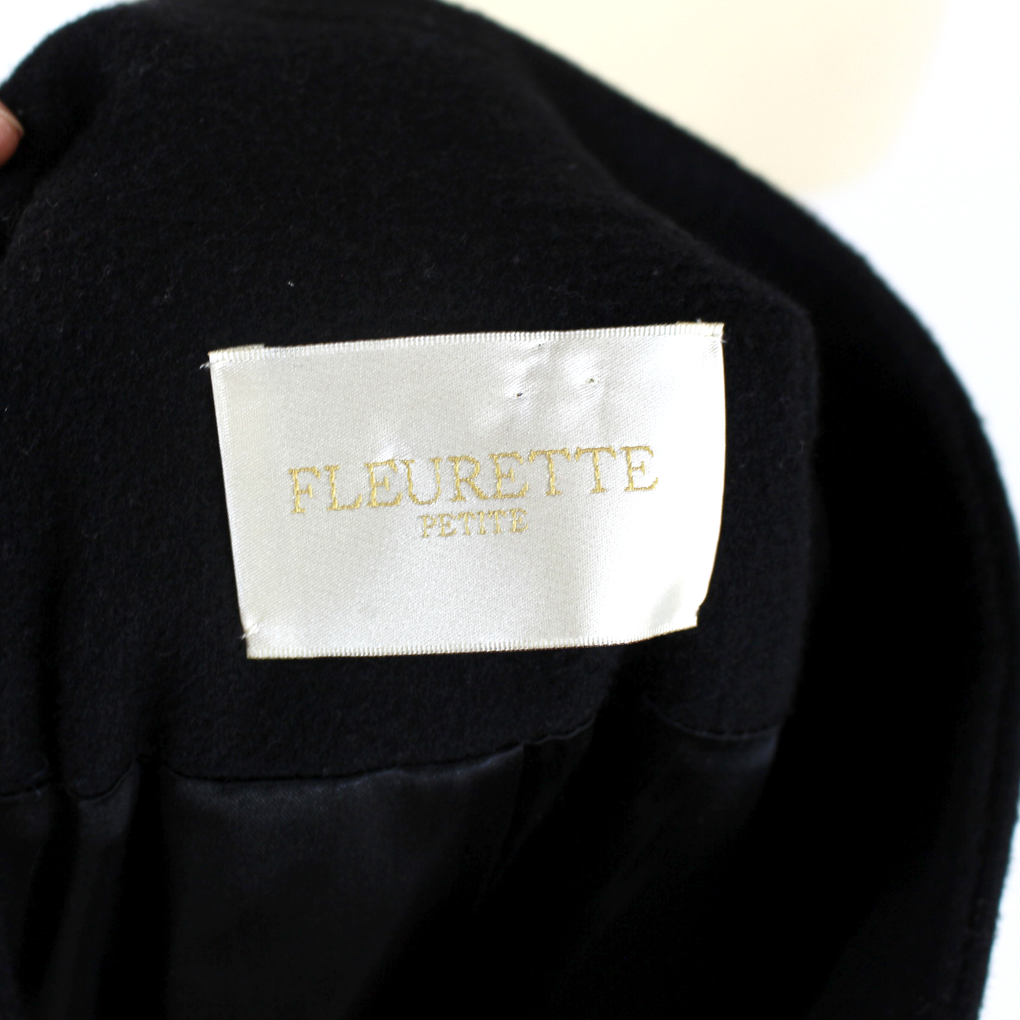 Fleurette Loro Piano Wool Peacoat