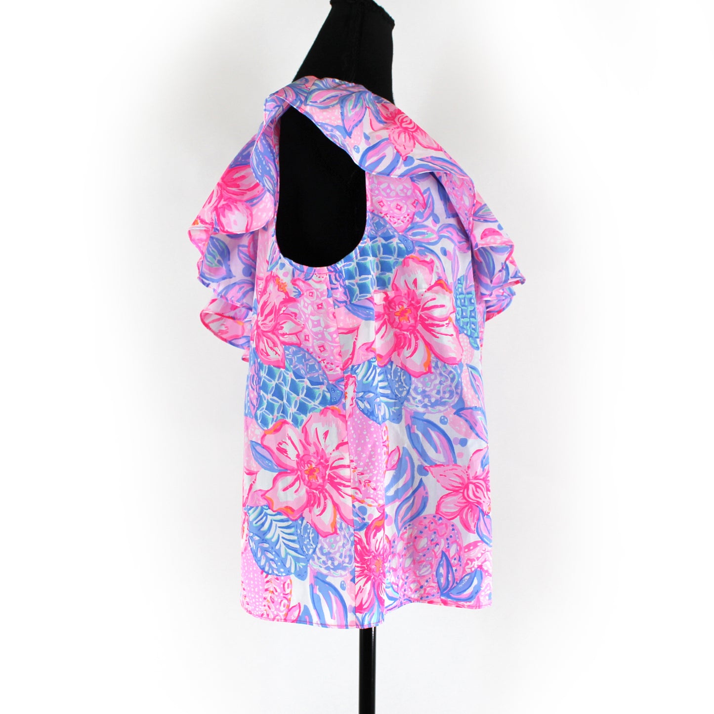 Lilly Pulitzer Zeldie Ruffle Top