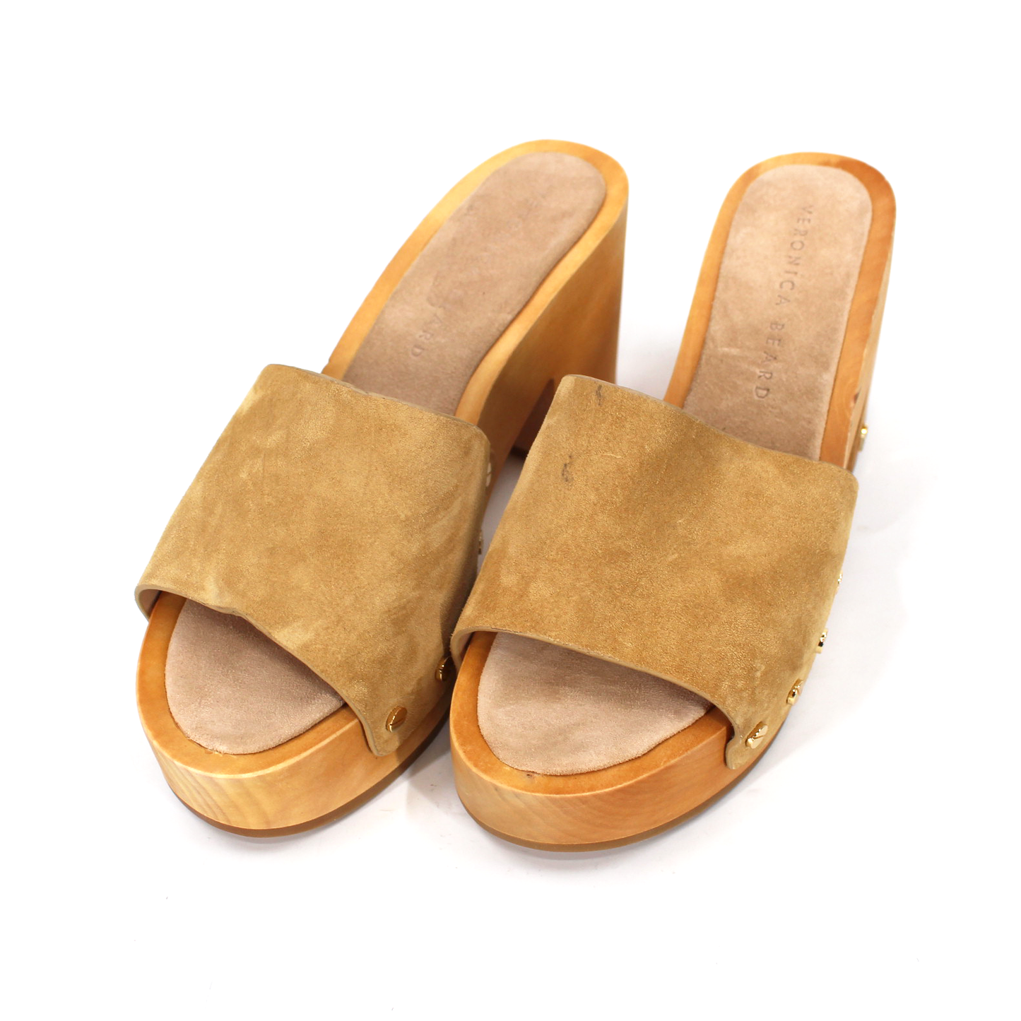 Veronica Beard Hannalee Suede Clogs