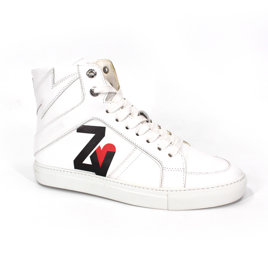 Zadig & Voltaire Flash Leather Sneakers