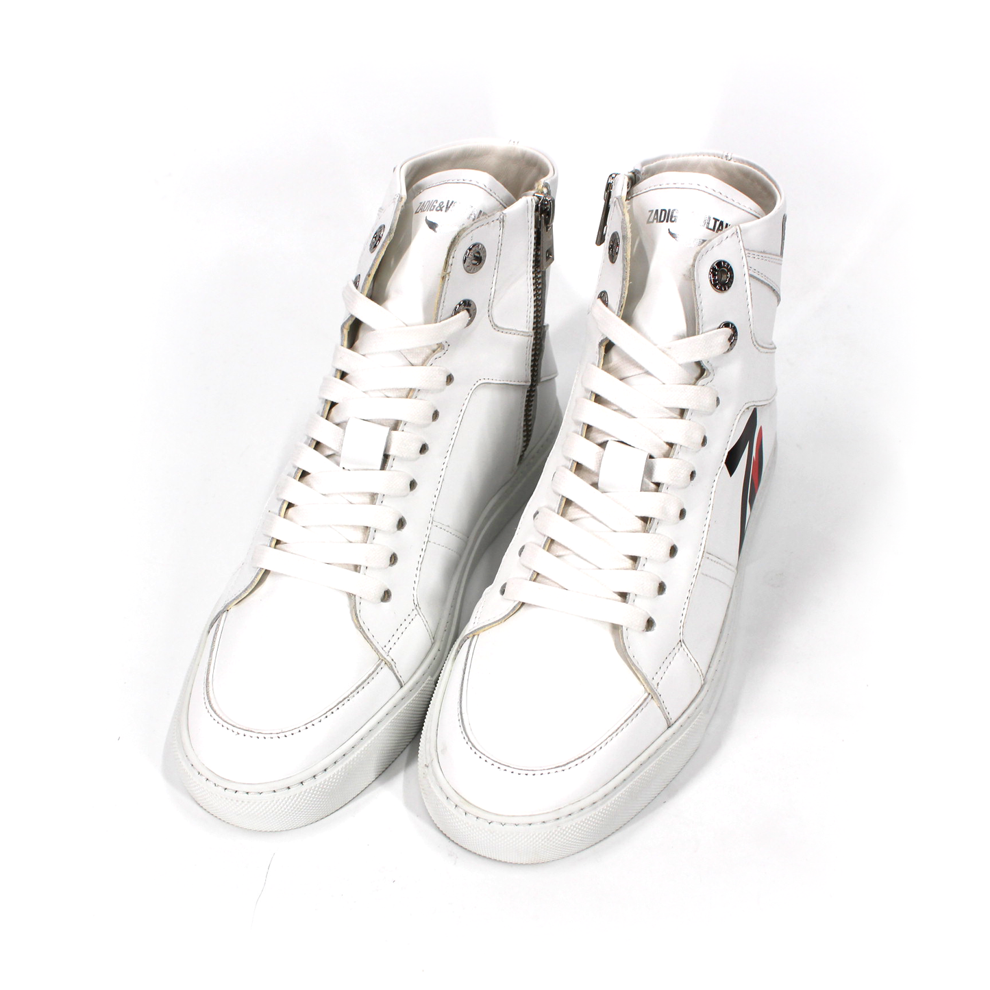 Zadig & Voltaire Flash Leather Sneakers