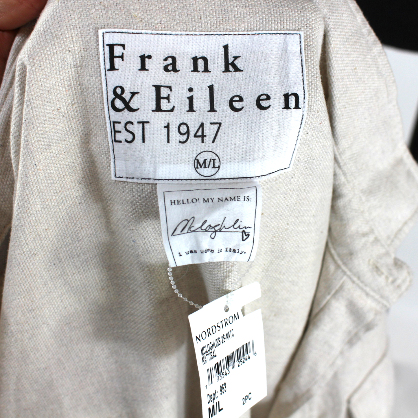 Frank & Eileen McLoghlin Shirt M/L