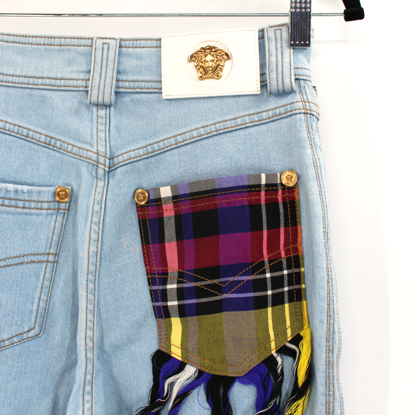 Versace Straight Leg Denim Jeans