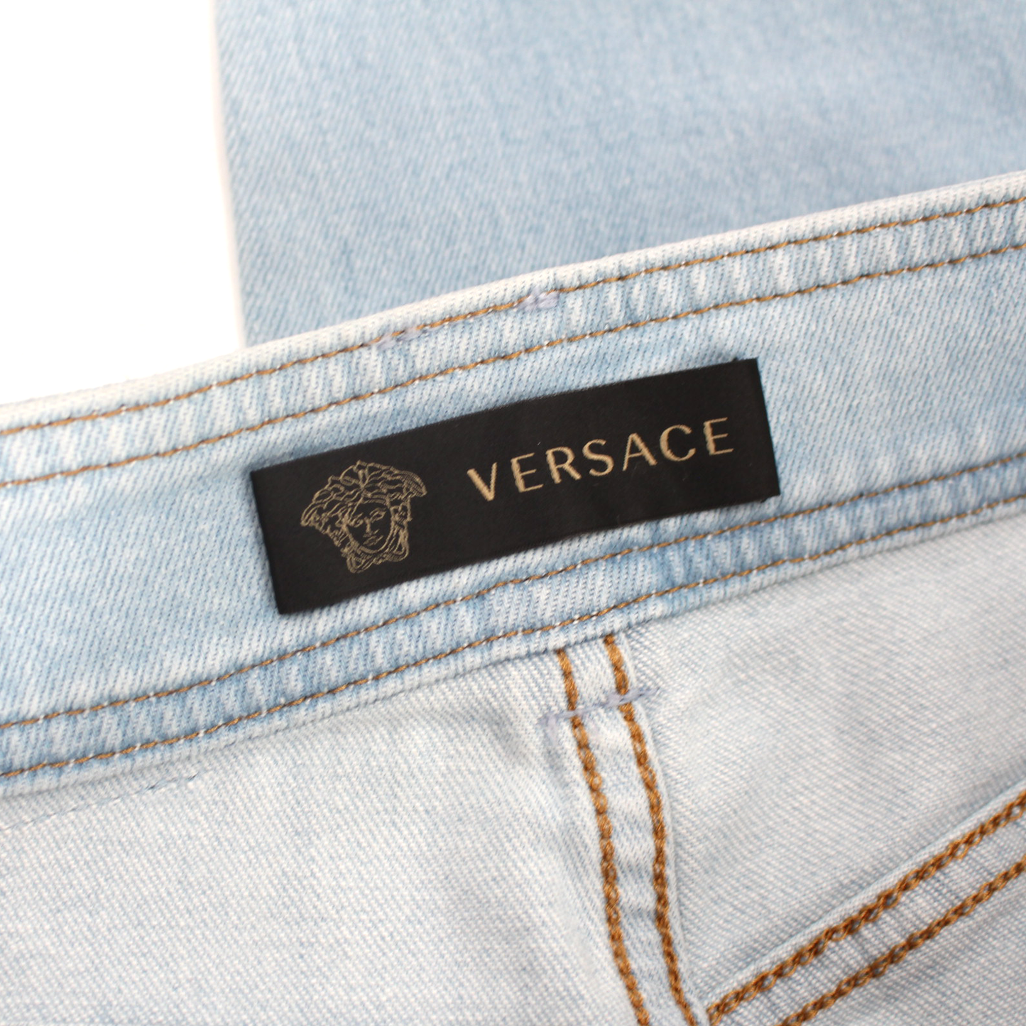 Versace Straight Leg Denim Jeans