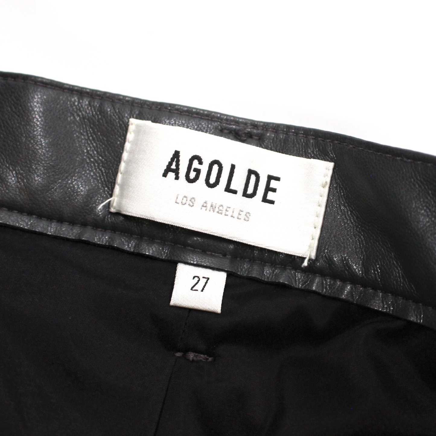 AGOLDE Leather 90s Pants