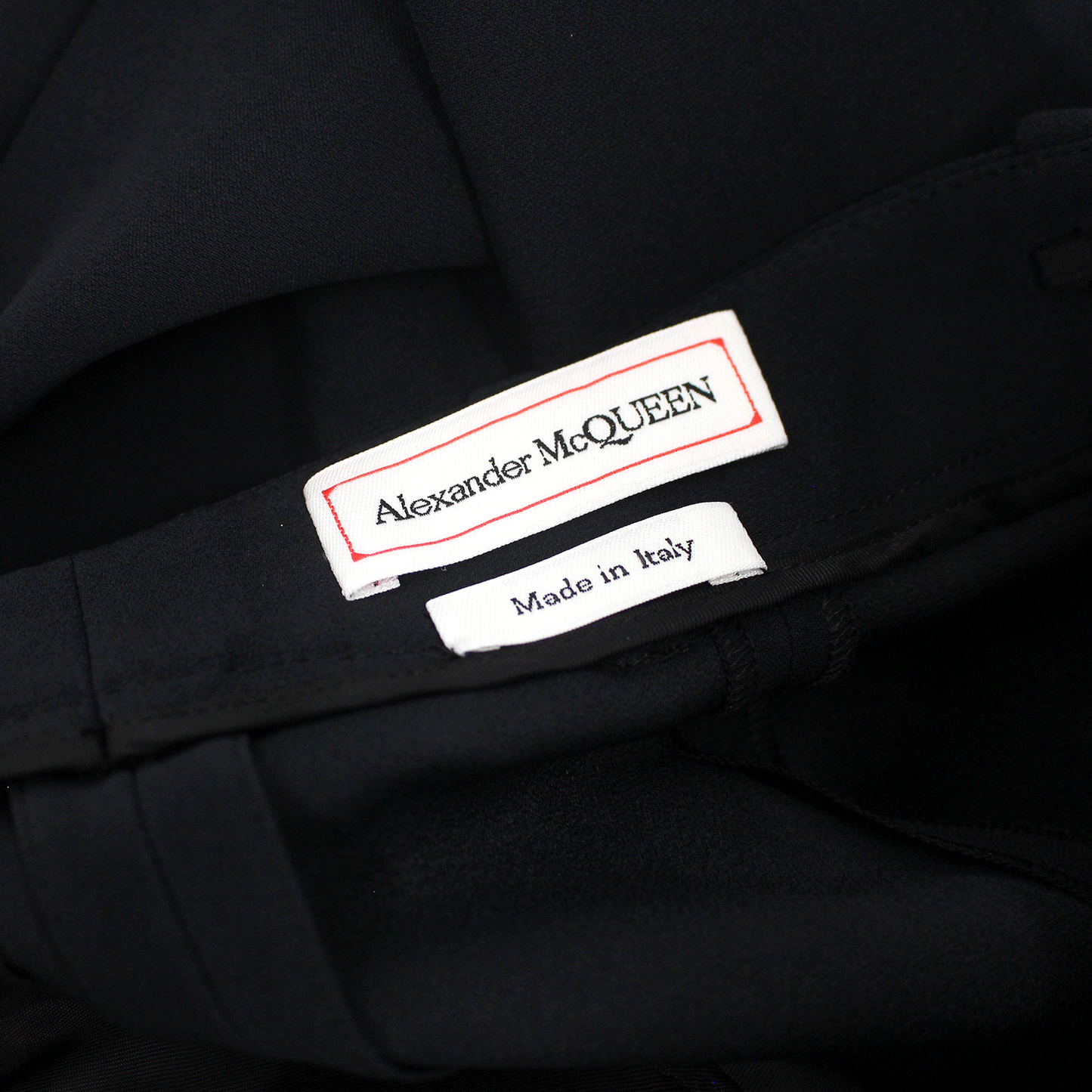 Alexander McQueen Black Trousers