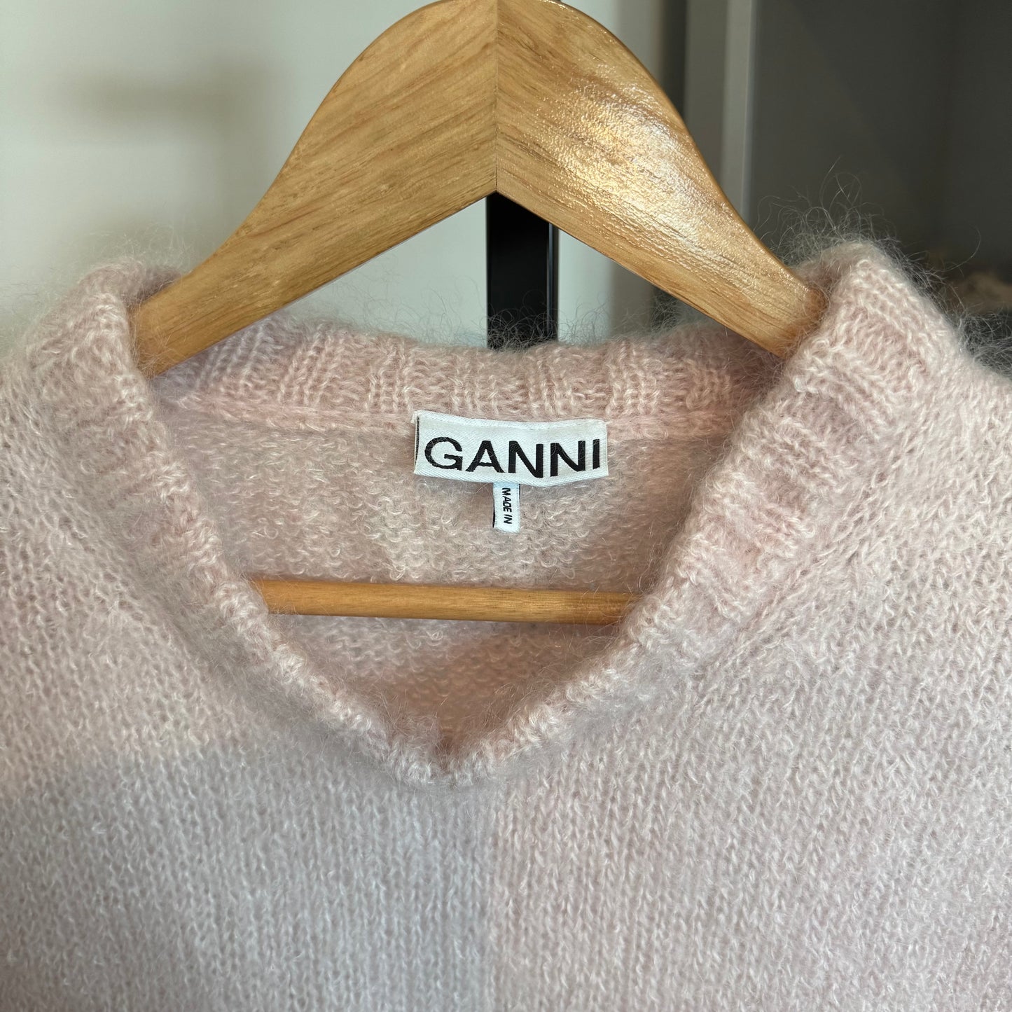 Ganni Brushed Mohair Sweater