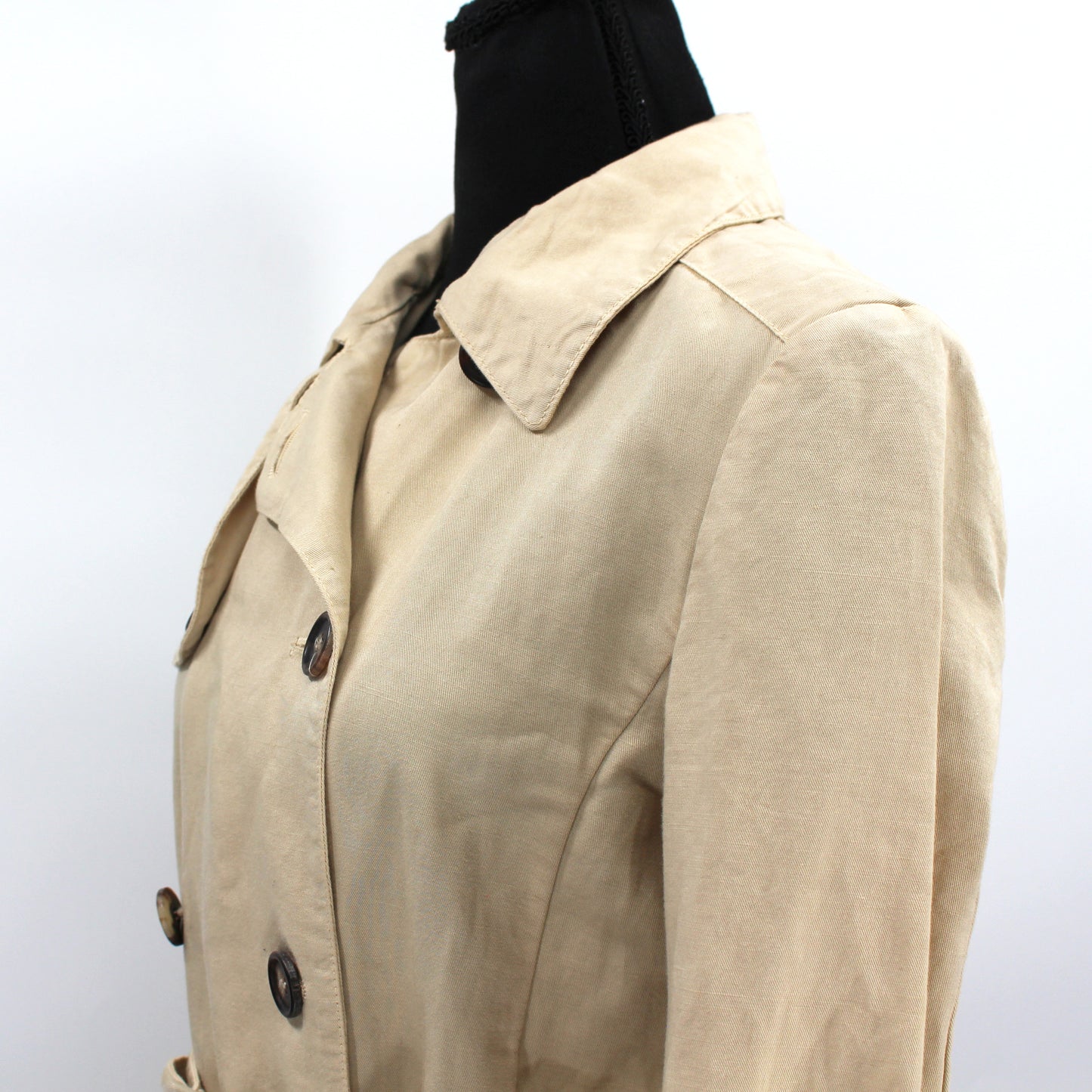 Prada Double Breasted Trench Coat