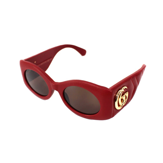 Gucci Leather Marmont Sunglasses