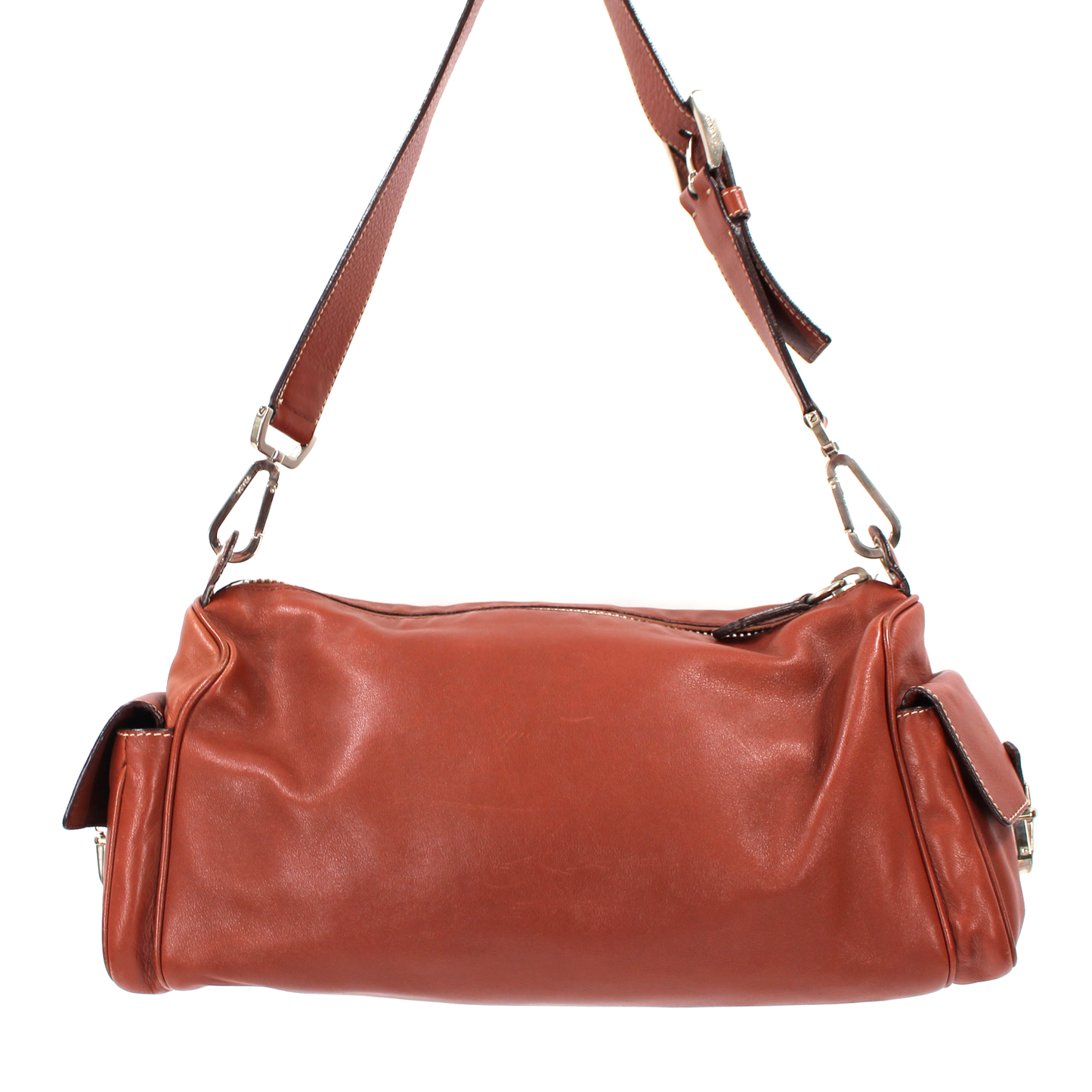 Prada Leather Hobo Handbag