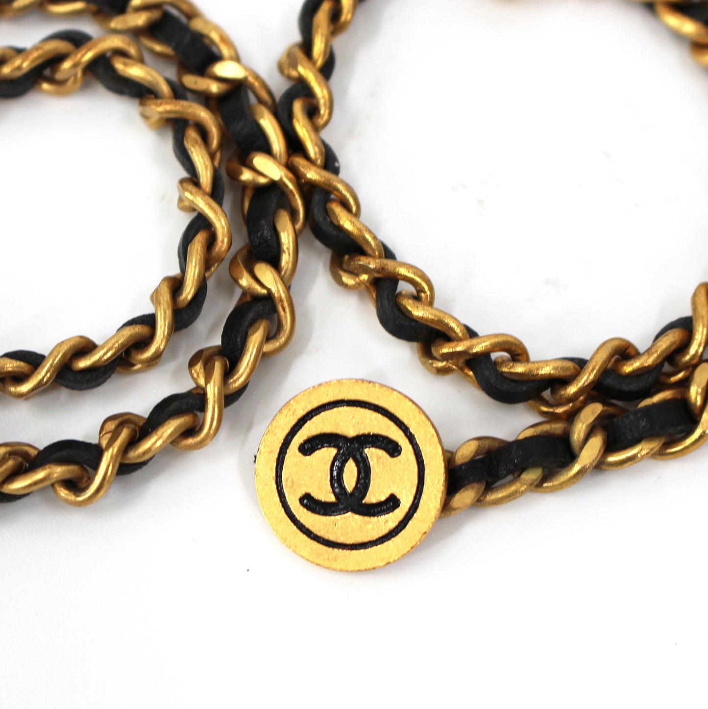 Chanel Chainlink Medallion Cufflinks