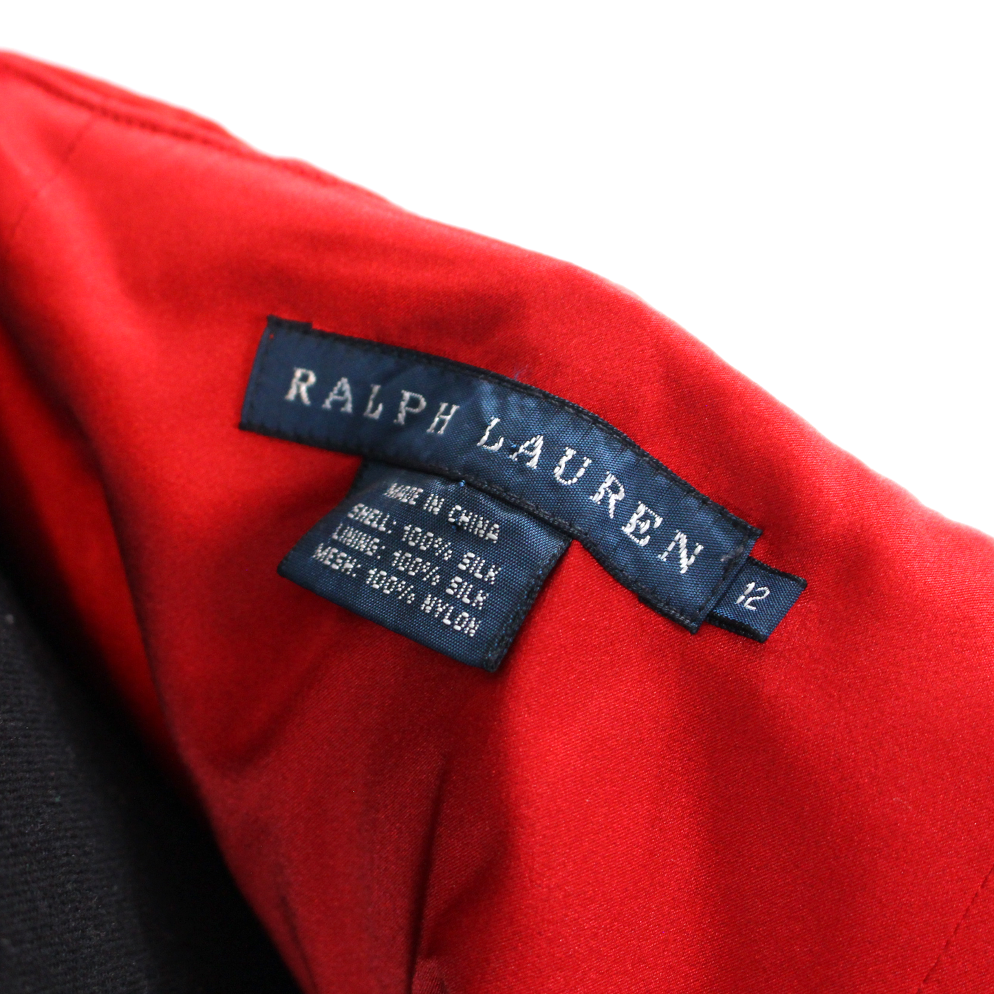 Ralph Lauren Red Strapless Dress
