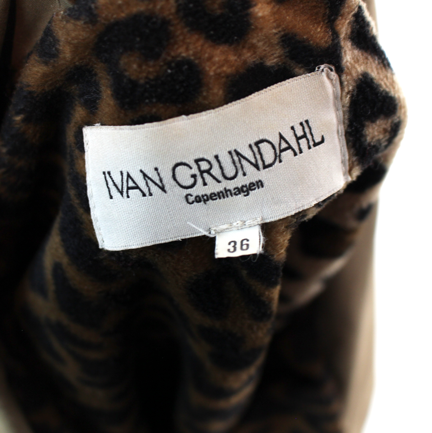 Ivan Grundahl Leopard Trim Jacket