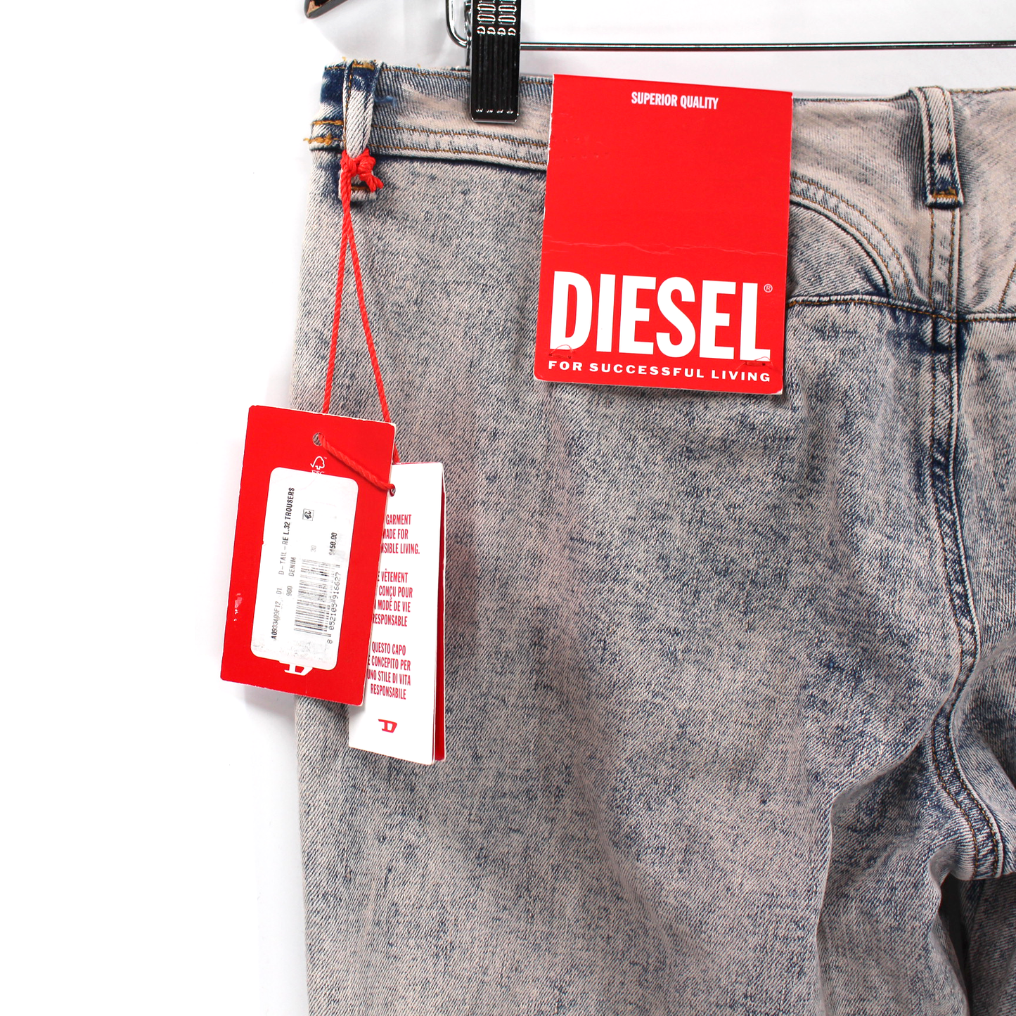 Diesel D-Tail Rehab Denim Jeans