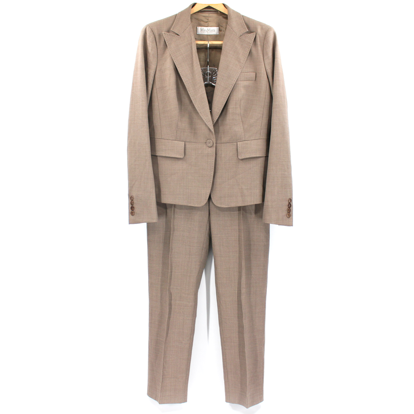 Max Mara Wool Pant Suit Set