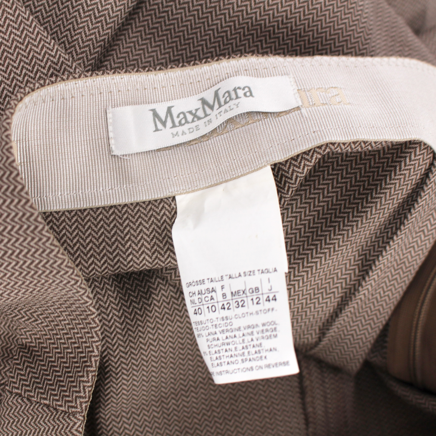 Max Mara Wool Pant Suit Set