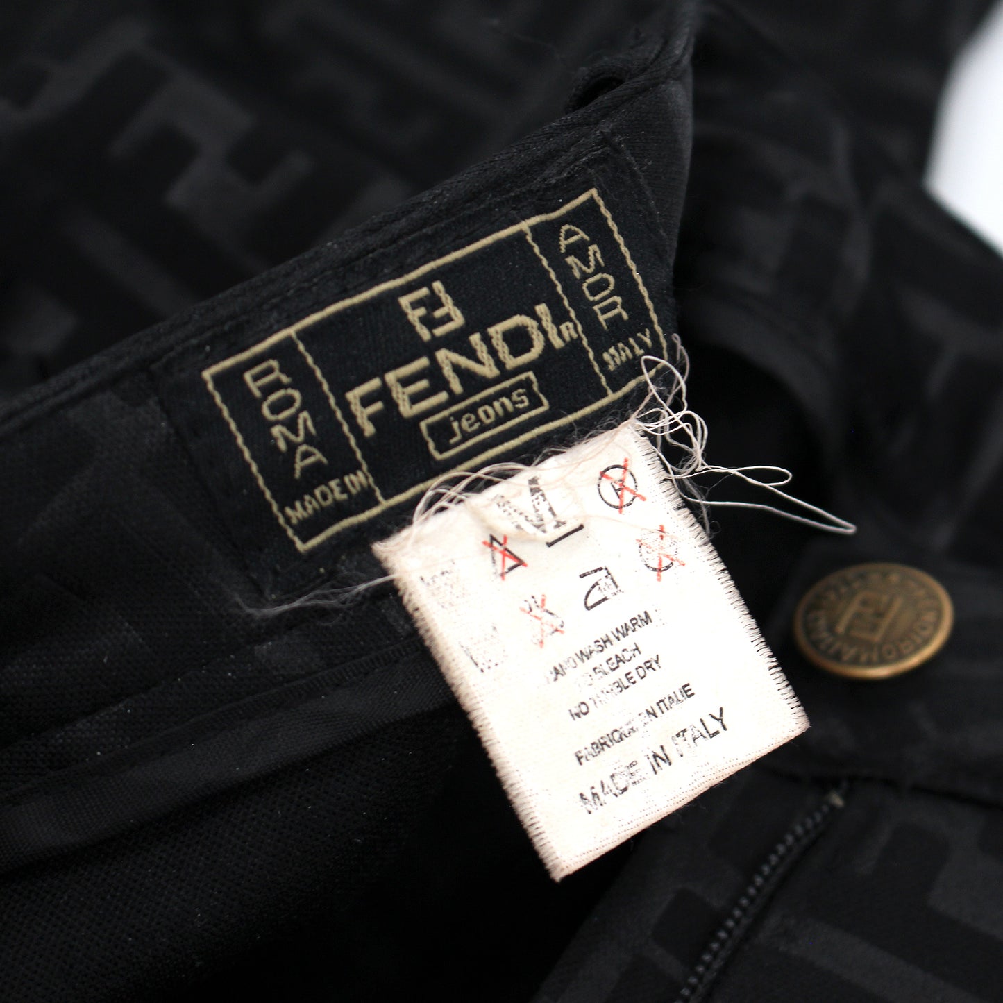 Fendi FF Zucca Logo Pants