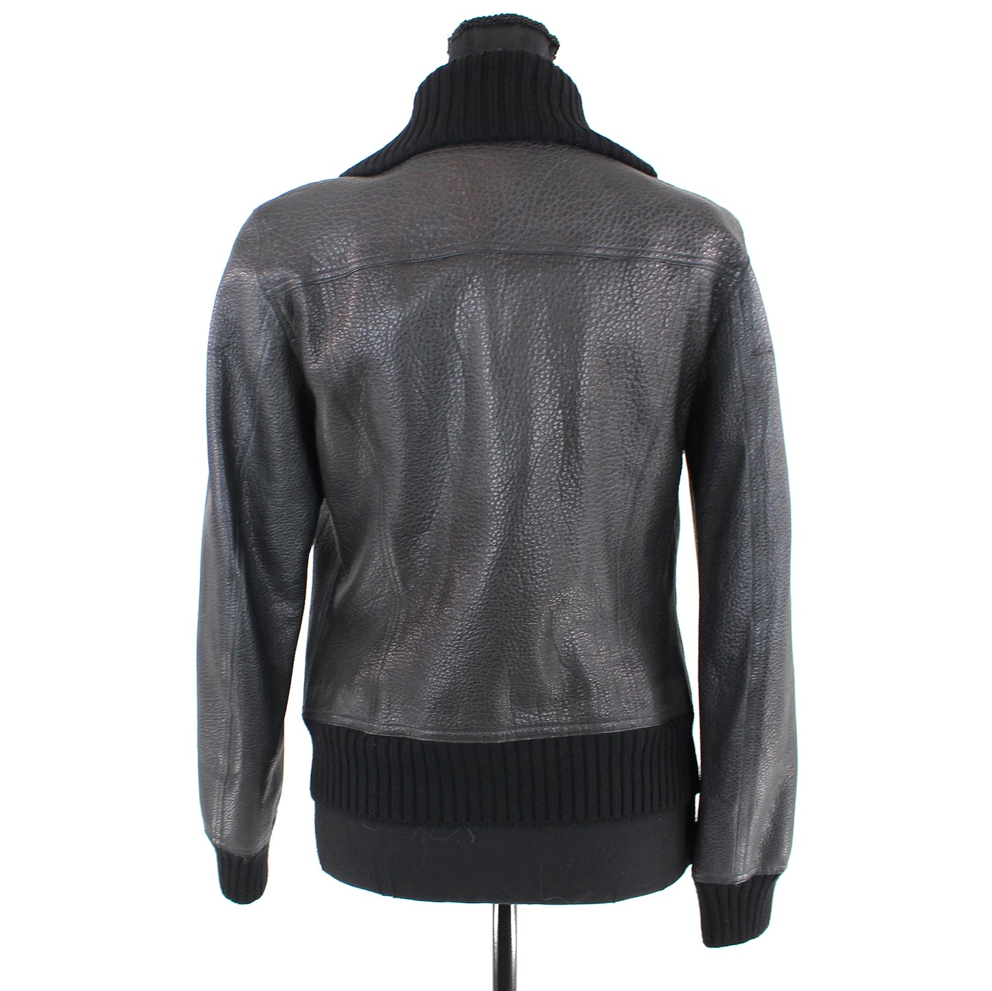 Hermes Bison Leather Moto Jacket