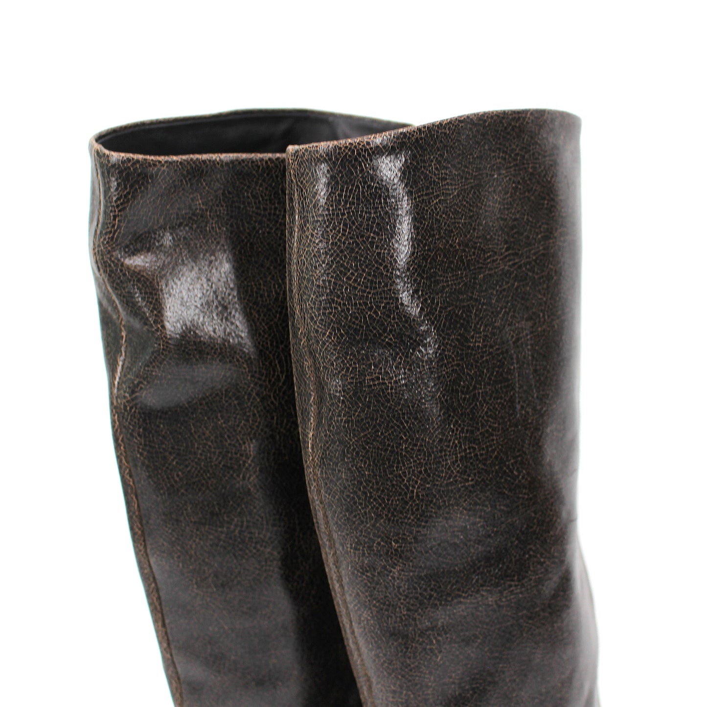 Miu Miu O-Ring Crackle Boots