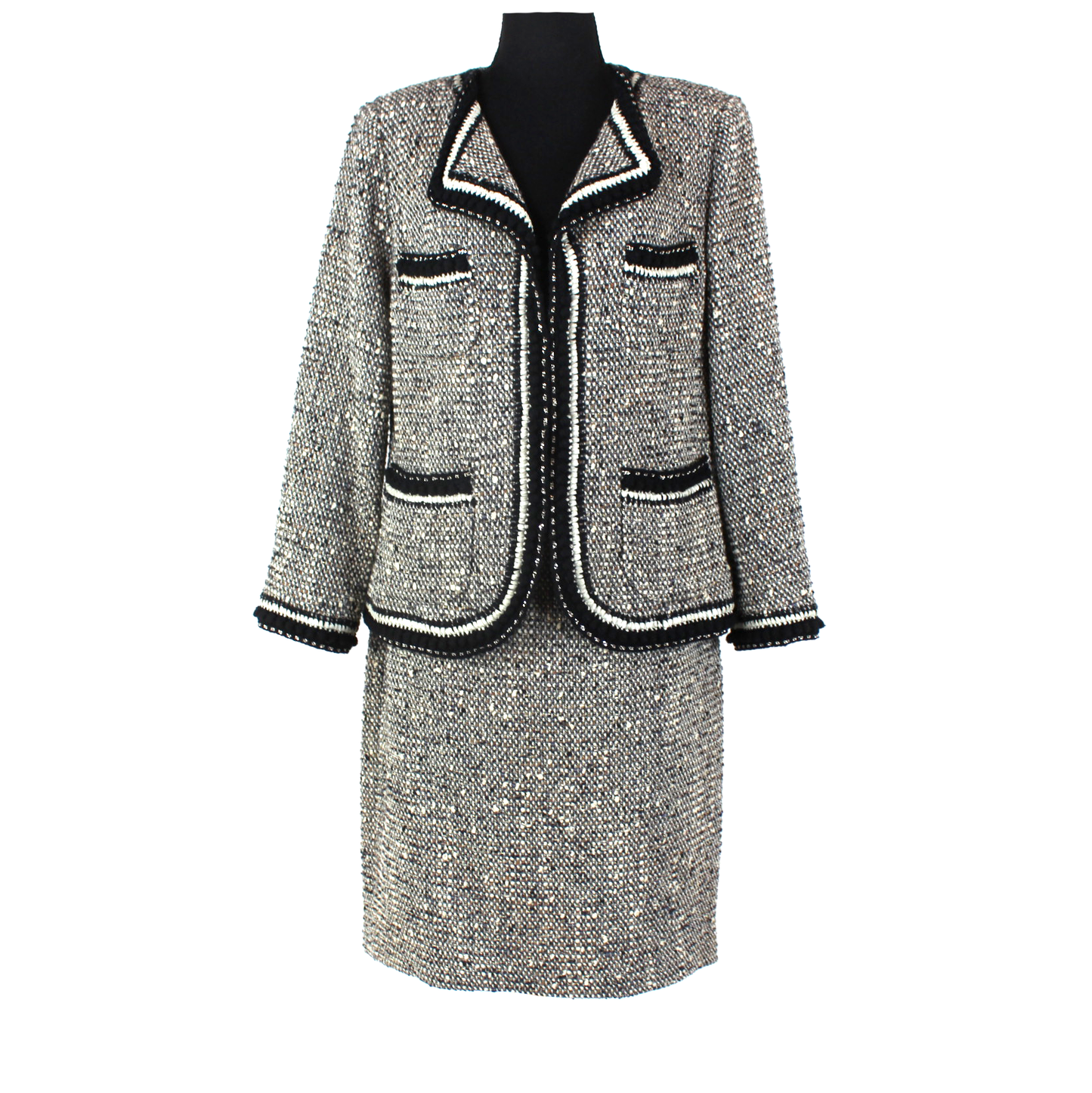 St. John Couture Tweed Skirt Suit