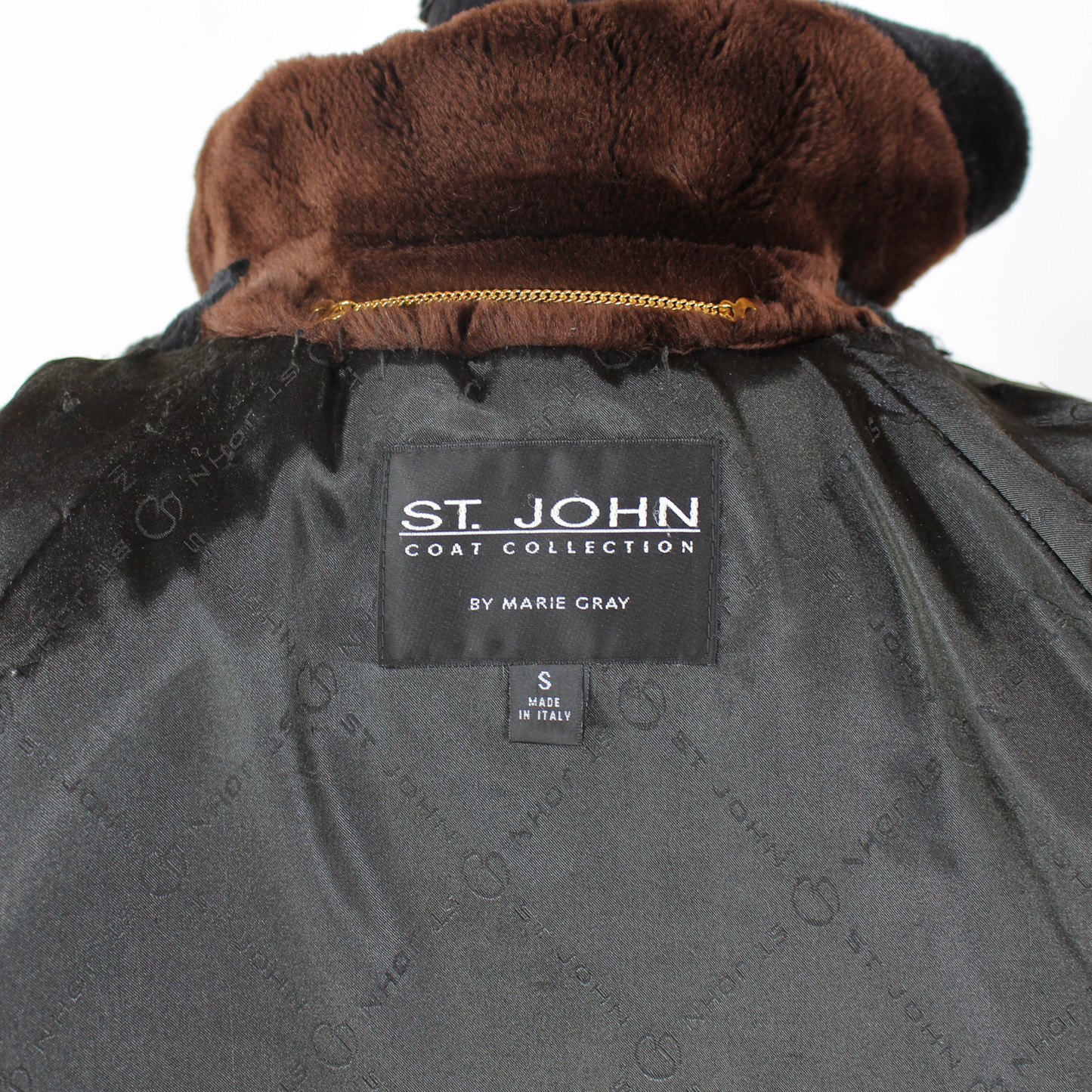 St. John Faux Fur Coat