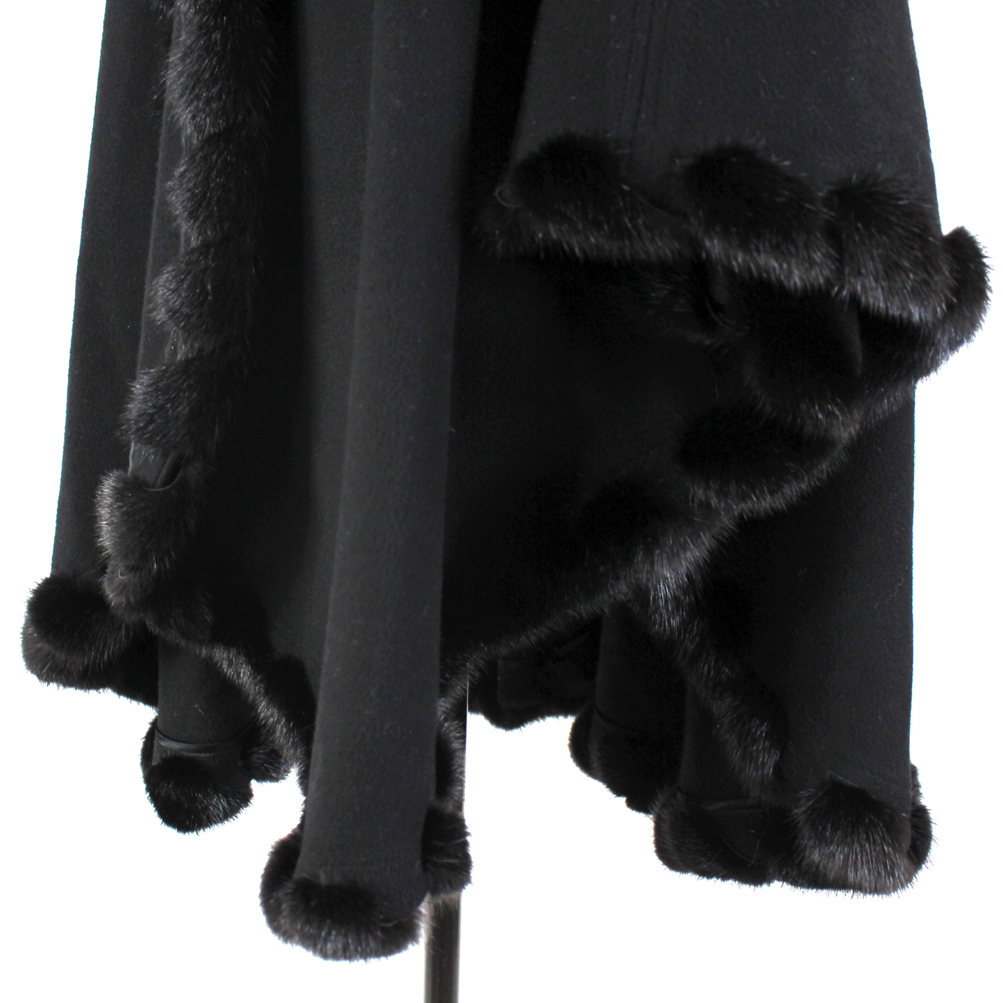 St. John Fur Trim Cape