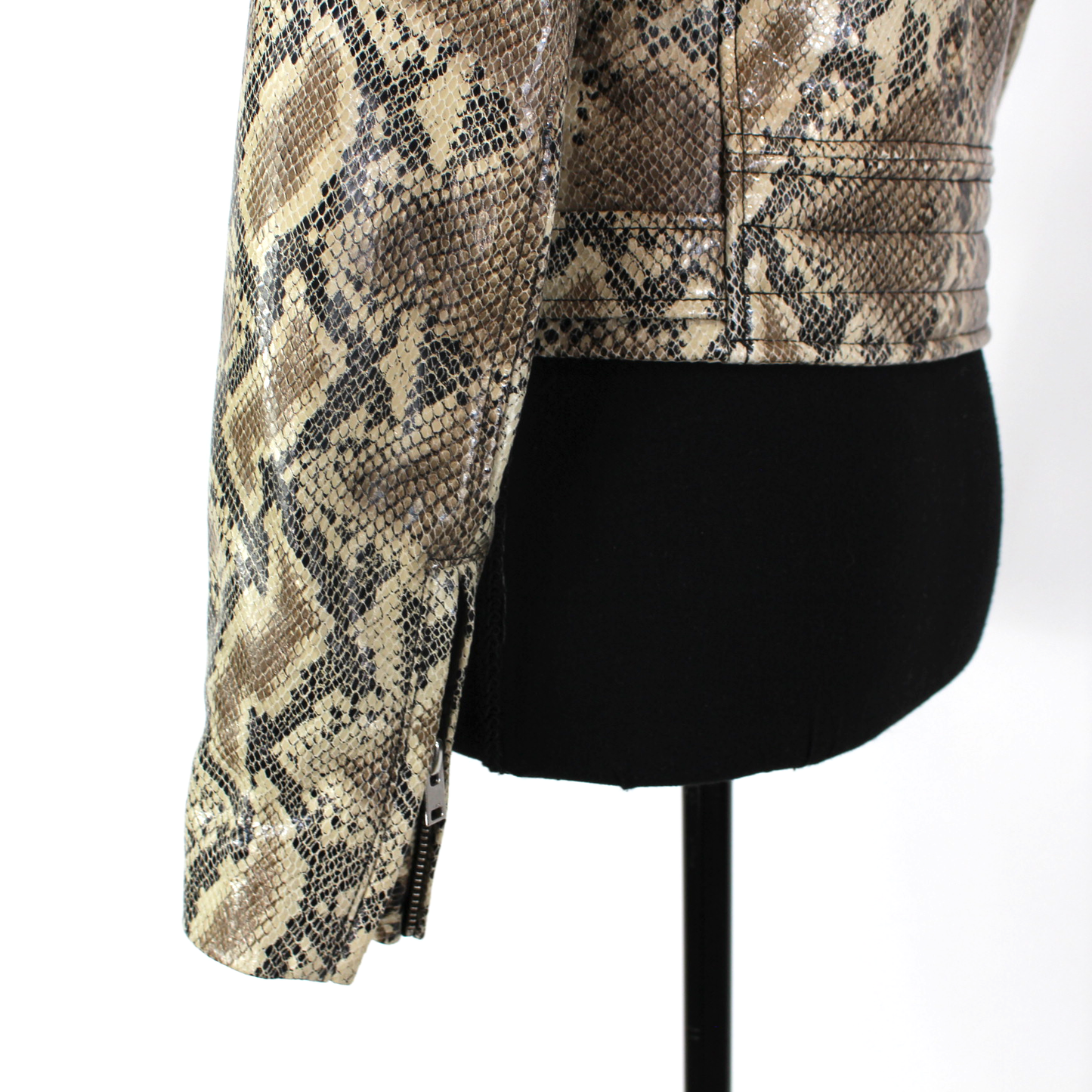 IRO Luiga Snake Effect Leather Jacket