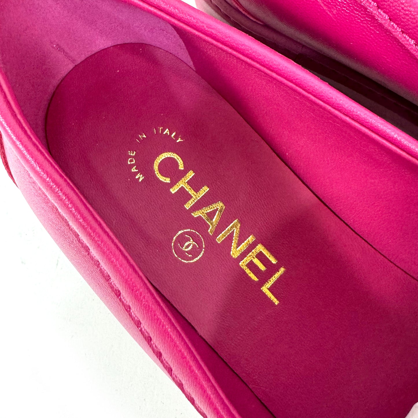 Chanel Quilted Turn-Lock Loafers