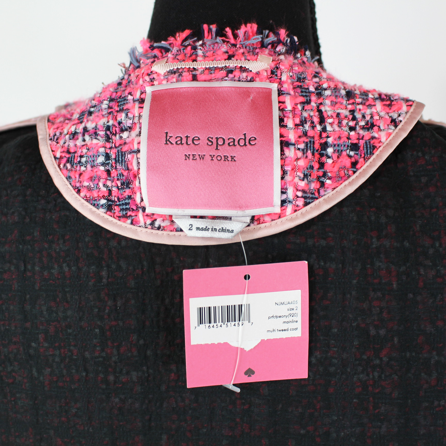 Kate Spade Studded Tweed Coat