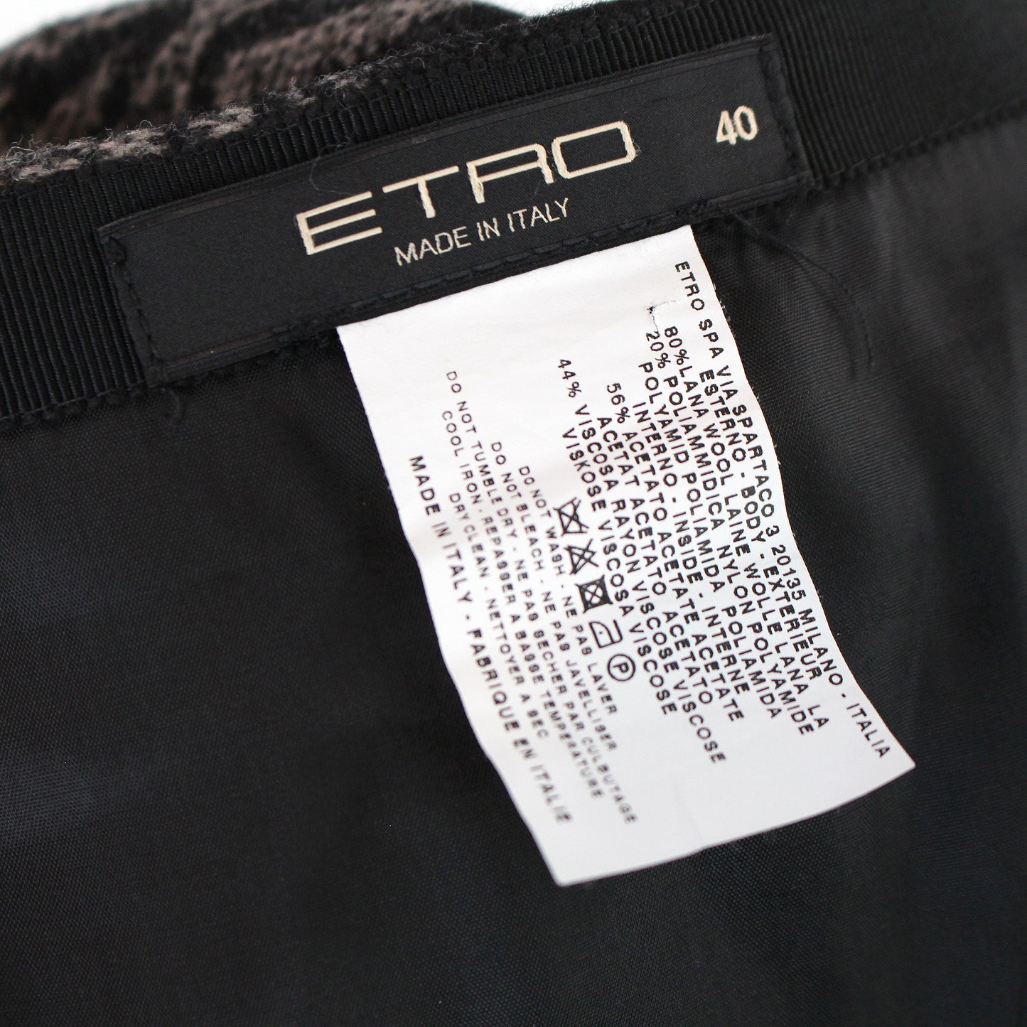 Etro Fringe Wrap Skirt