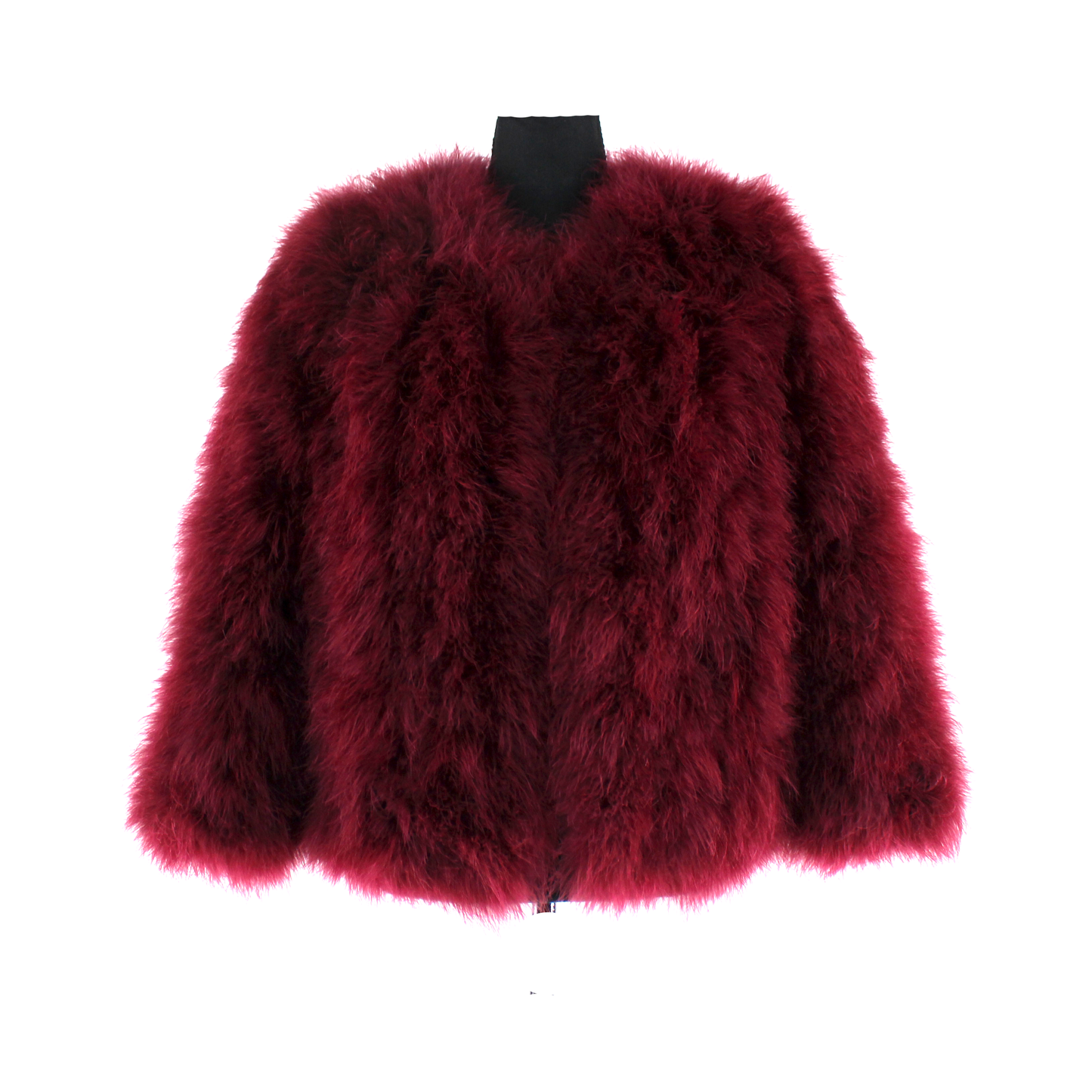 Eaves Ostrich Feather Jacket