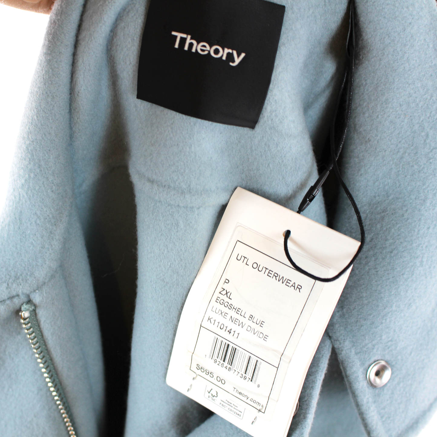 Theory Luxe New Divide Coat
