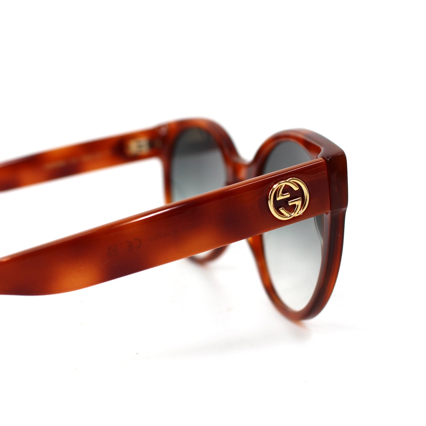 Gucci Tortoise Oval Sunglasses
