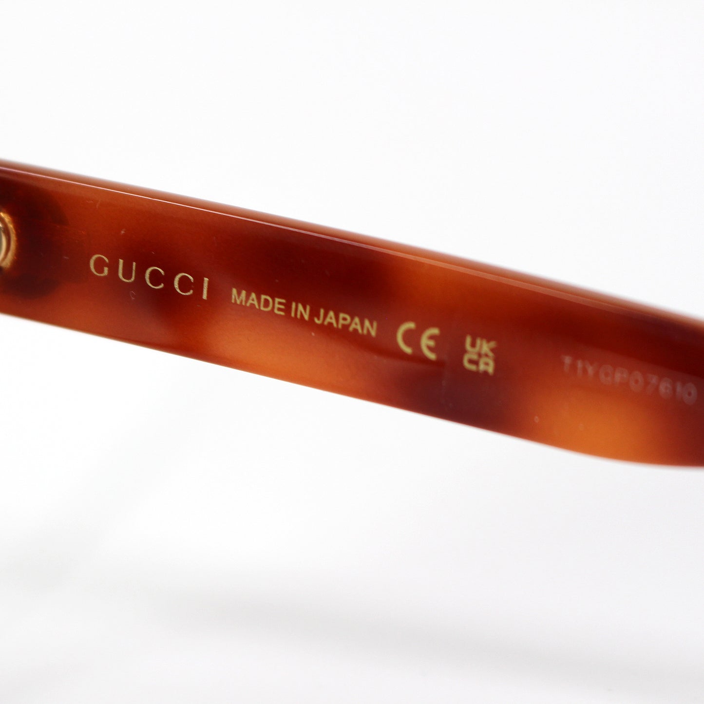 Gucci Tortoise Oval Sunglasses