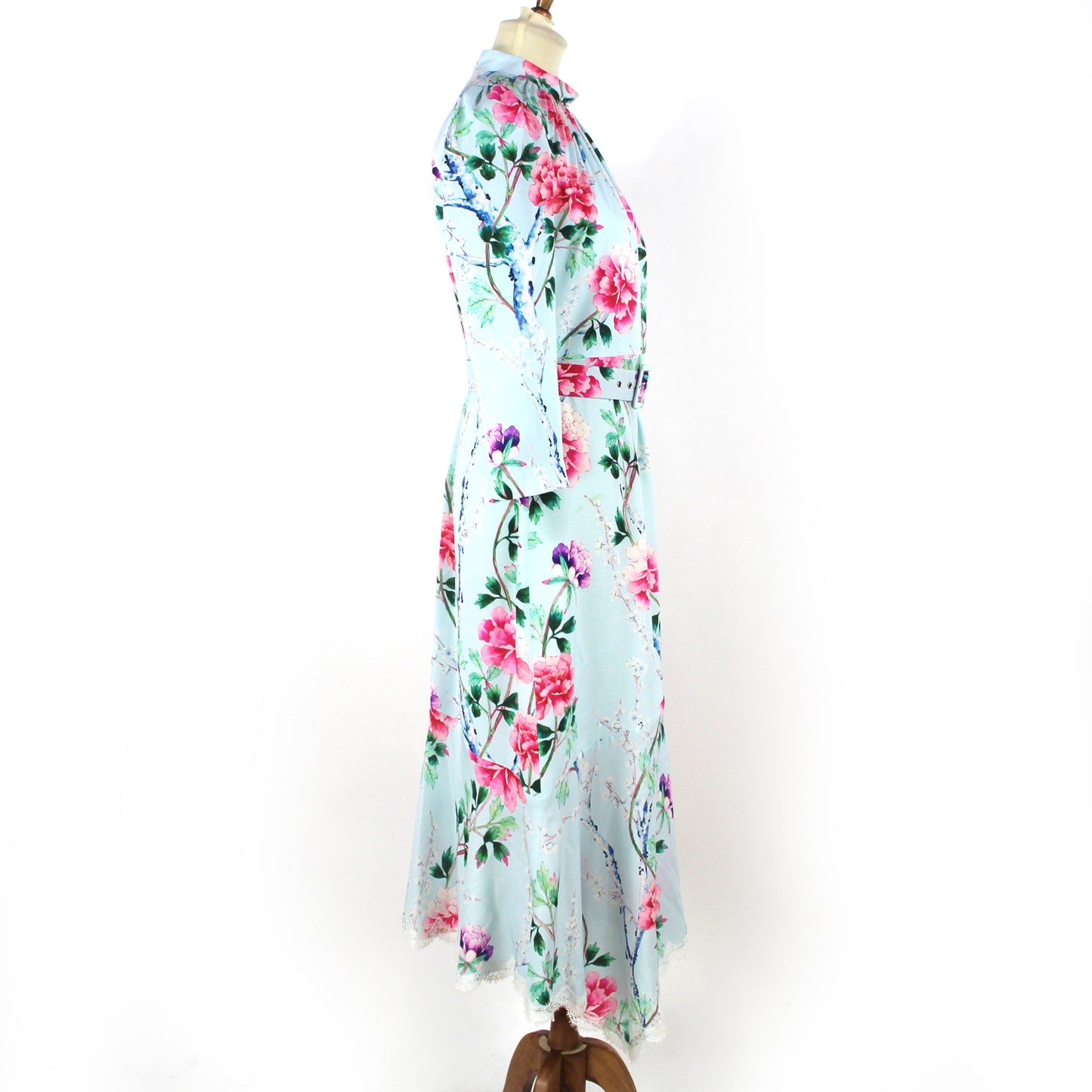 Andrew Gn Floral Asymmetrical Dress