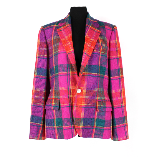 Ralph Lauren Woven Plaid Blazer