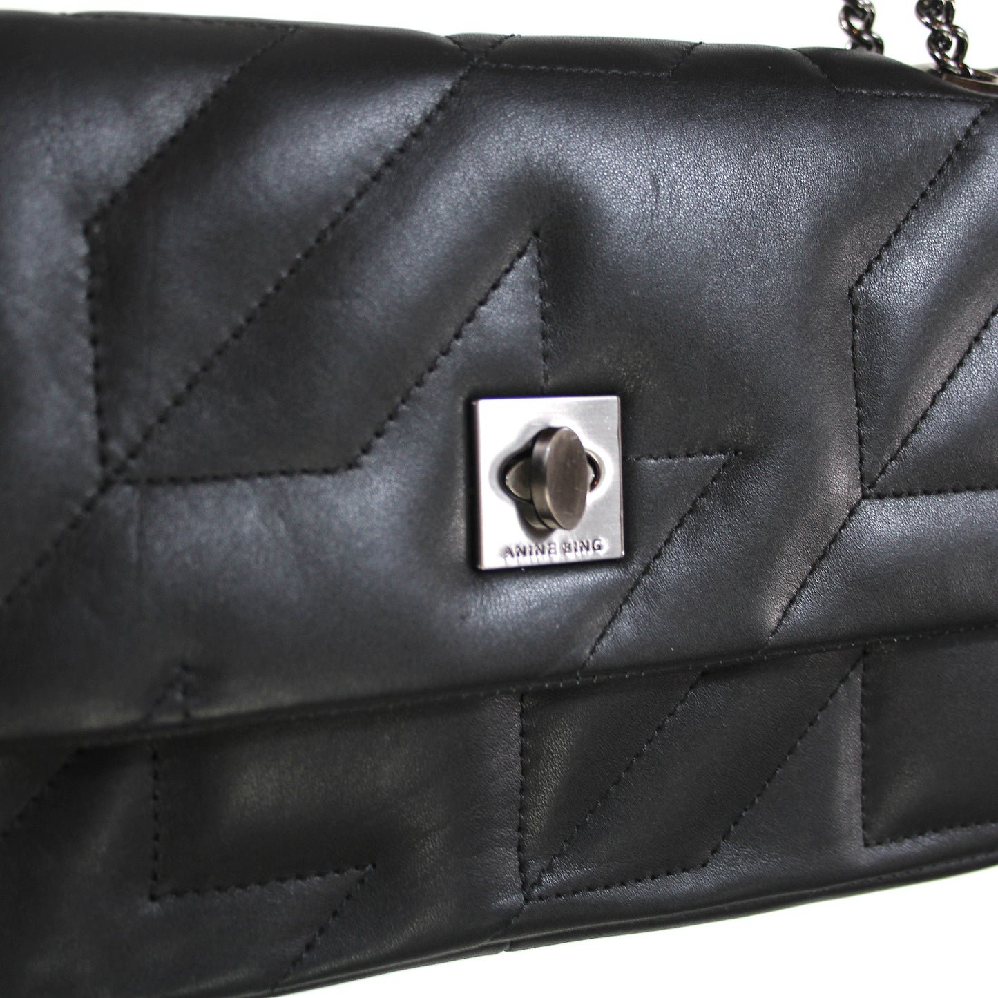 Anine Bing Quilted Leather Handbag