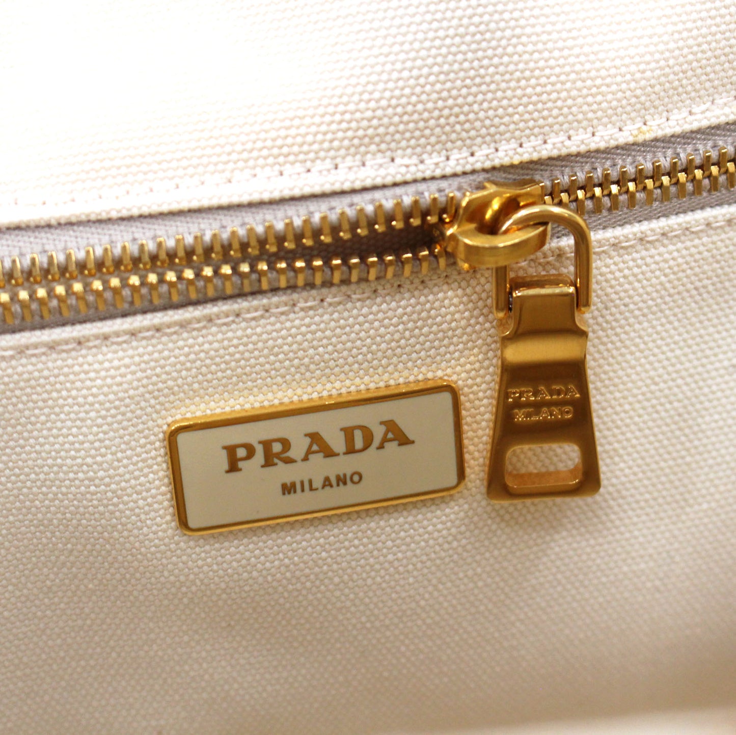 Prada Canapa Stampata Tote