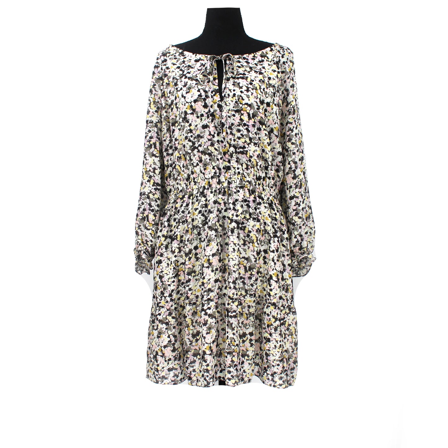 Theory Silk Crepe Floral Dress