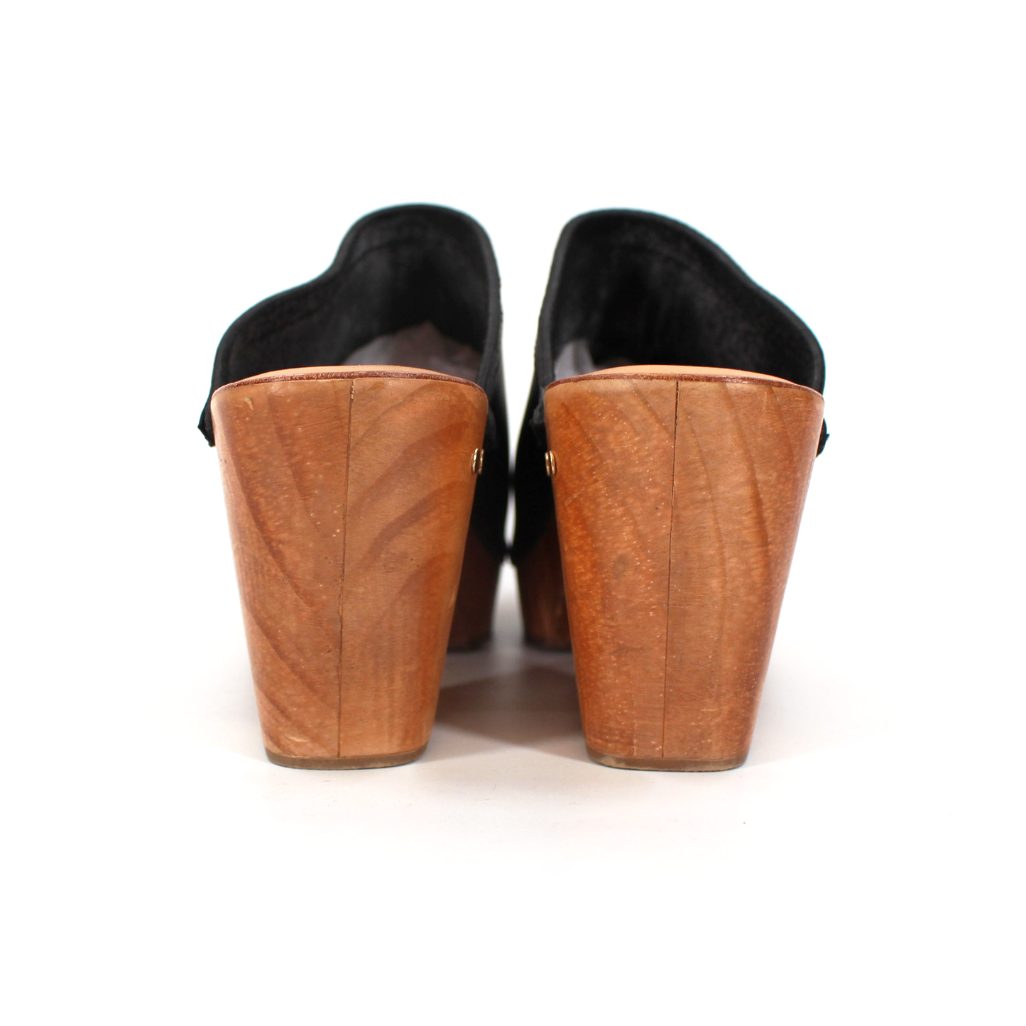 Beek Leather Wood Platform Clog