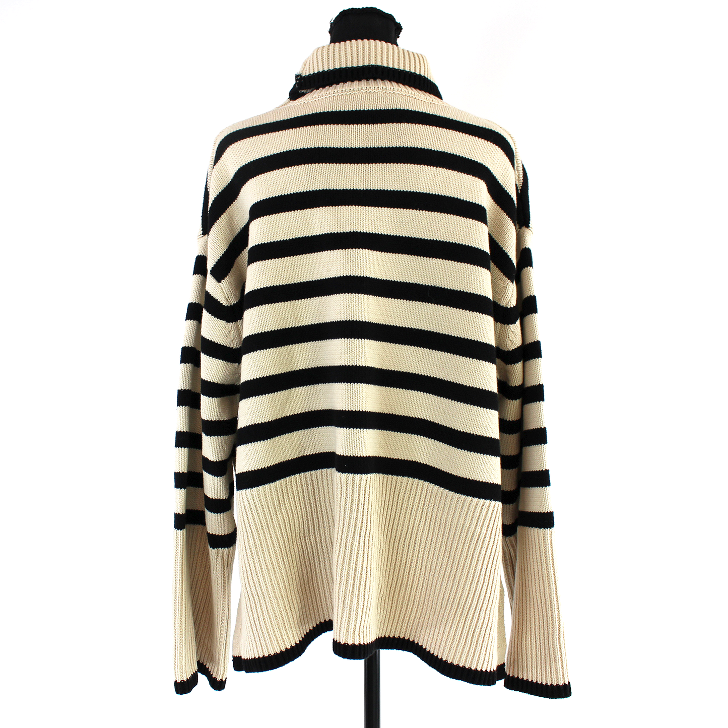 TOTEME Stripe Turtleneck Sweater