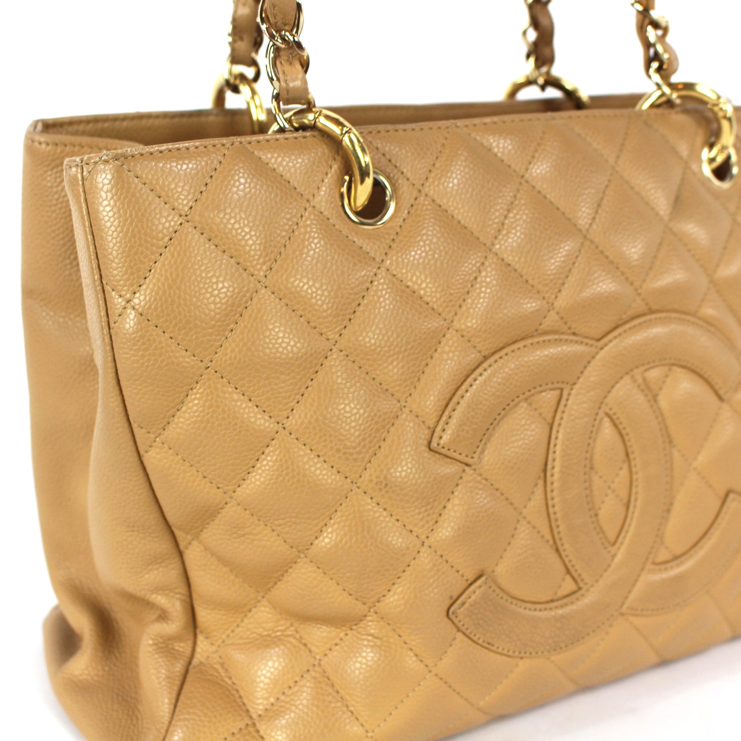 Chanel Quilted Grand Shopping Tote