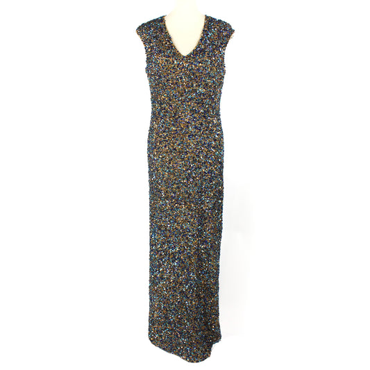 St. John Sequin Embellished Gown