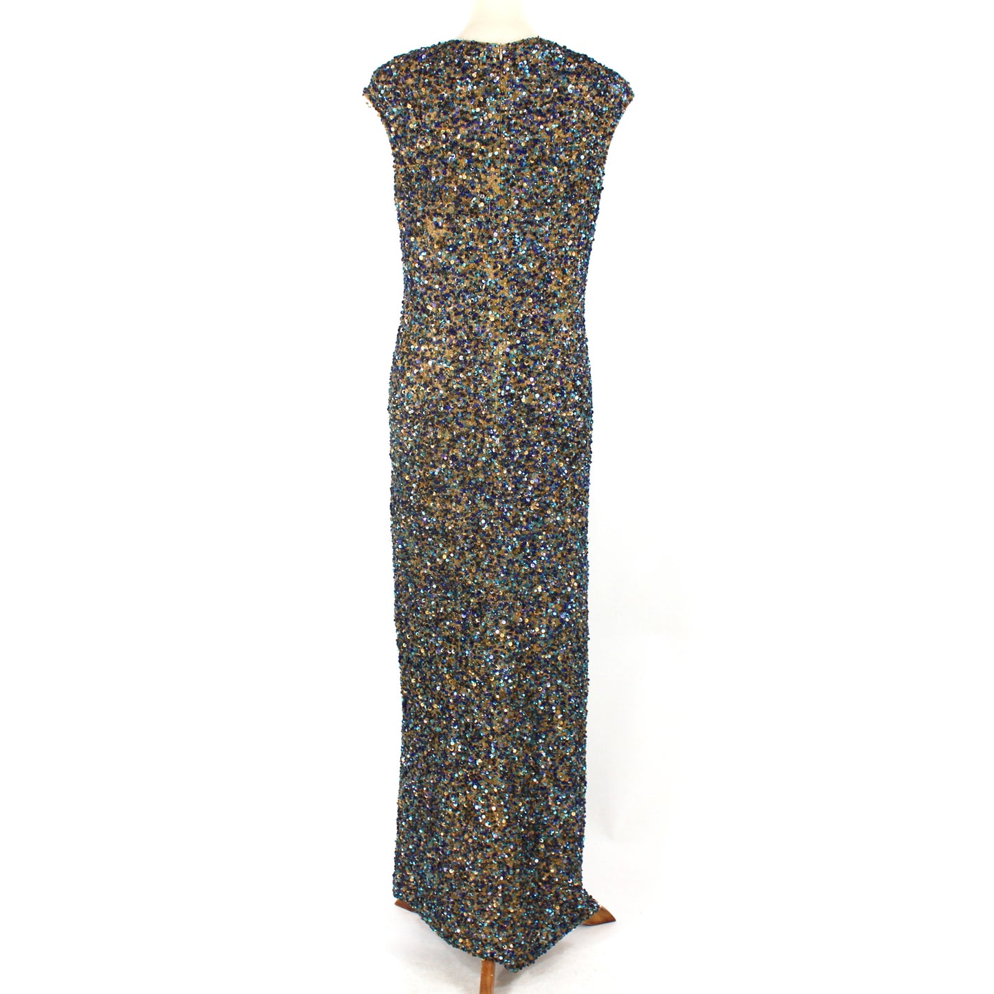 St. John Sequin Embellished Gown